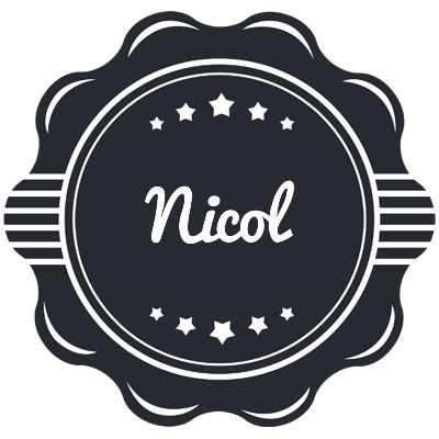 Nicol badge logo