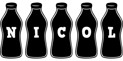 Nicol bottle logo