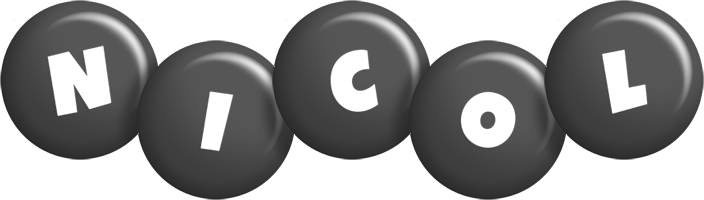 Nicol candy-black logo