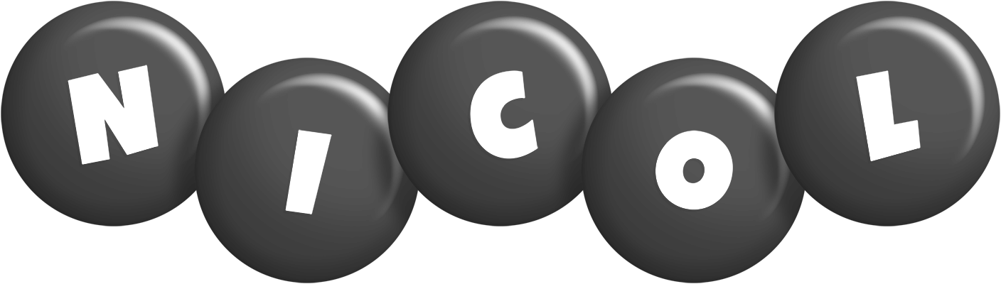 Nicol candy-black logo