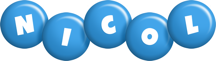 Nicol candy-blue logo