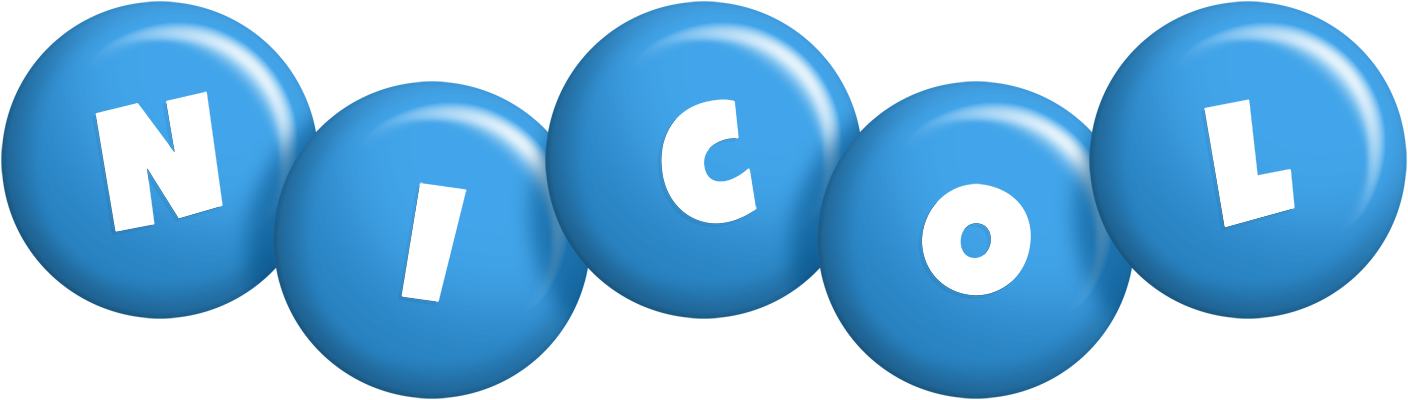 Nicol candy-blue logo
