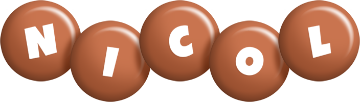 Nicol candy-brown logo