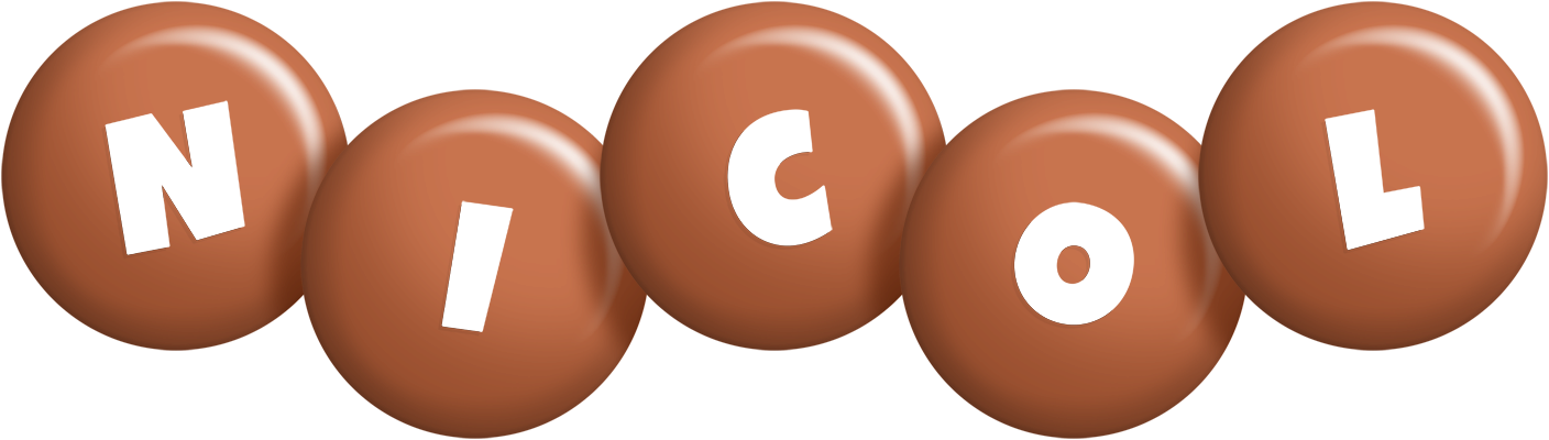 Nicol candy-brown logo