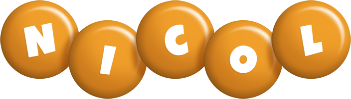 Nicol candy-orange logo