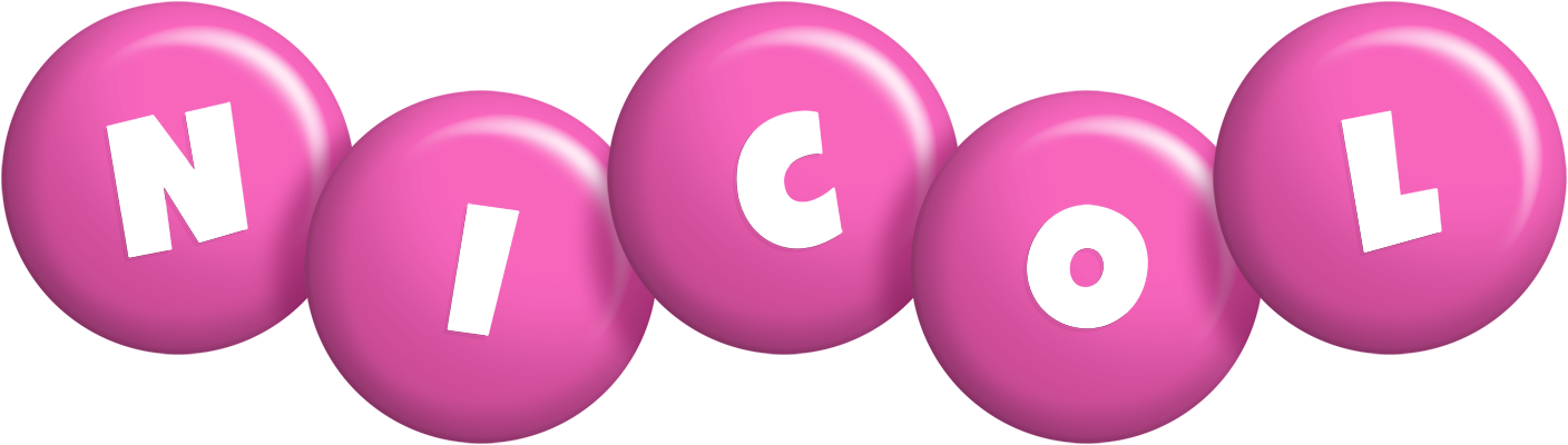 Nicol candy-pink logo