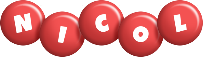 Nicol candy-red logo