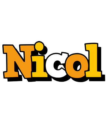 Nicol cartoon logo