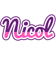 Nicol cheerful logo
