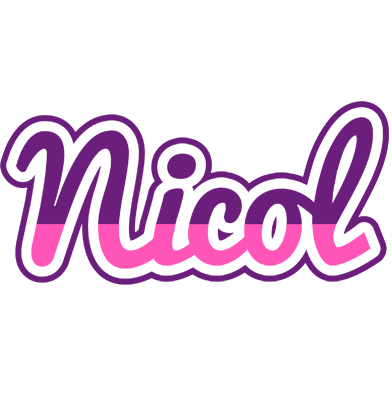Nicol cheerful logo