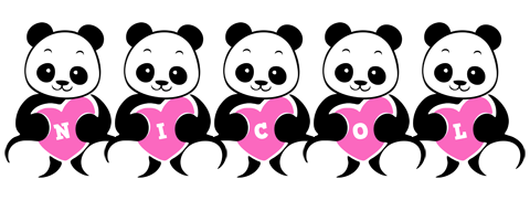 Nicol love-panda logo