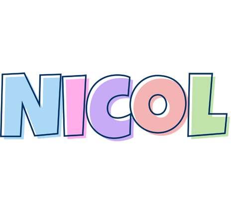 Nicol pastel logo