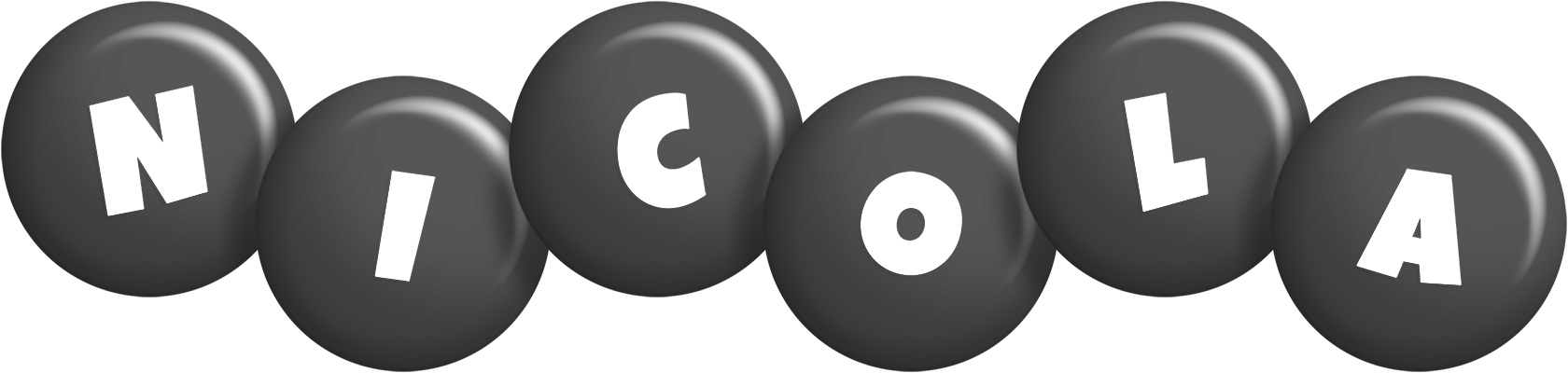 Nicola candy-black logo