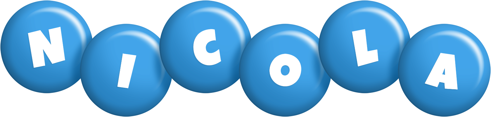 Nicola candy-blue logo