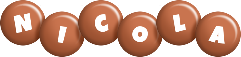 Nicola candy-brown logo