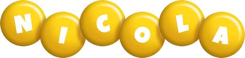 Nicola candy-yellow logo
