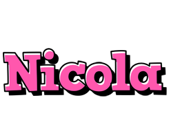 Nicola girlish logo