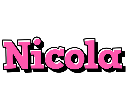 Nicola girlish logo