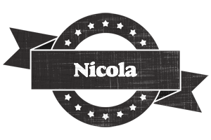 Nicola grunge logo