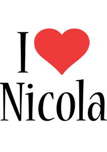Nicola i-love logo