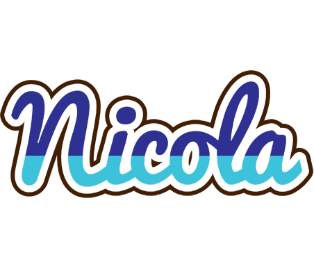 Nicola raining logo