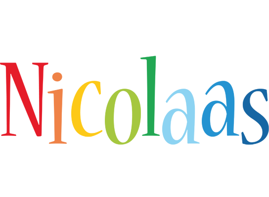 Nicolaas birthday logo