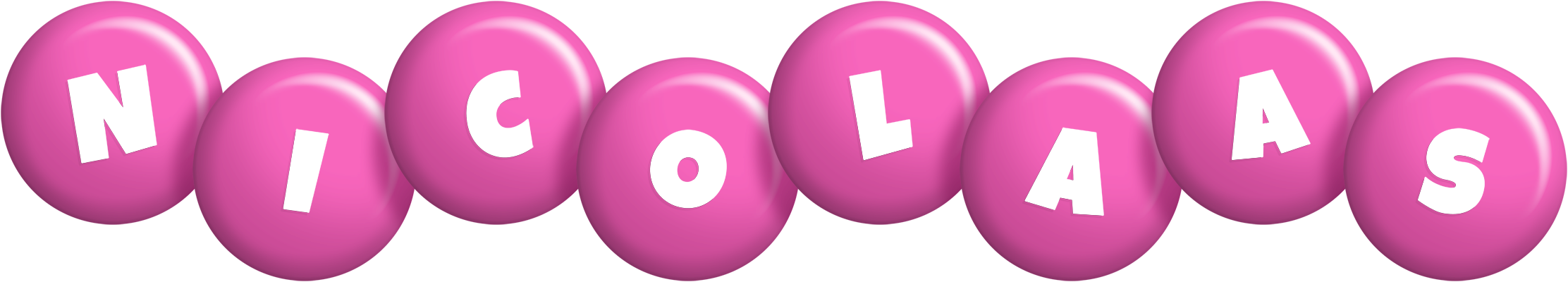 Nicolaas candy-pink logo