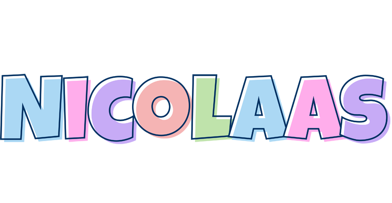 Nicolaas pastel logo
