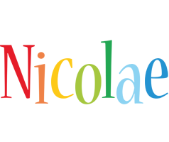 Nicolae birthday logo