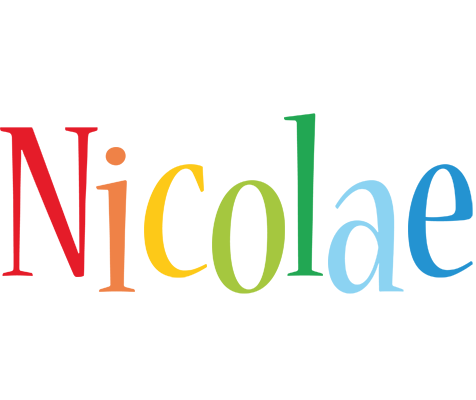 Nicolae birthday logo