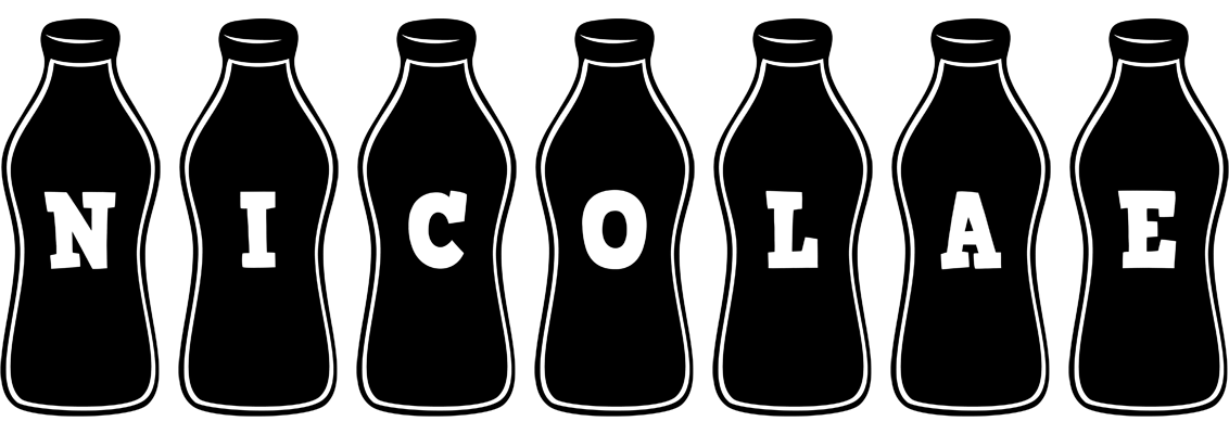 Nicolae bottle logo