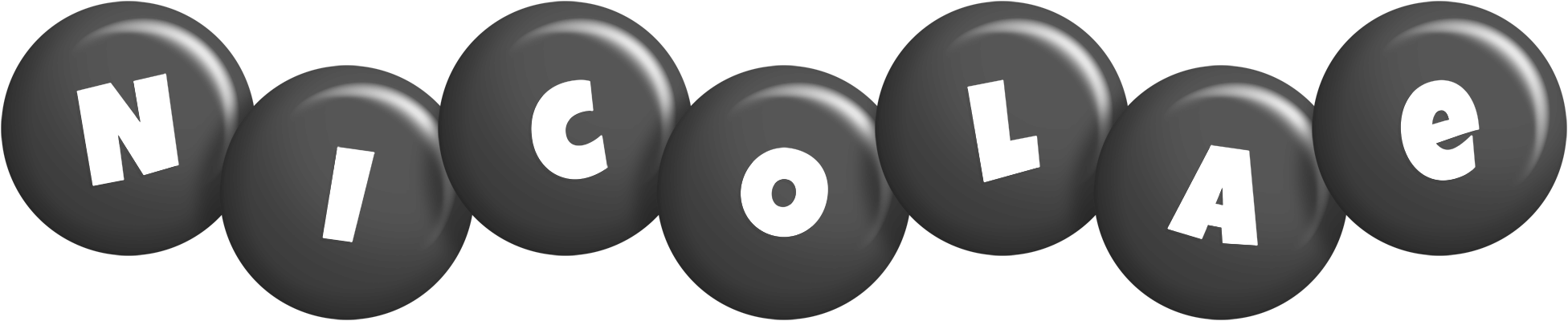 Nicolae candy-black logo