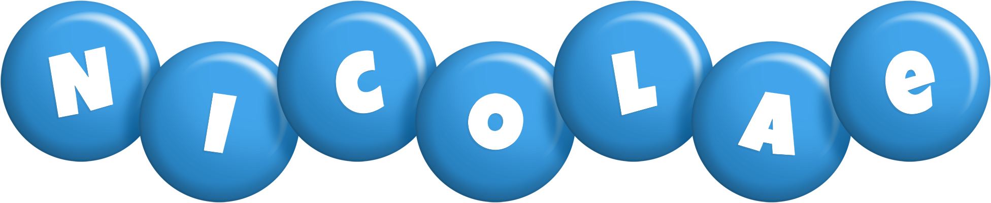 Nicolae candy-blue logo