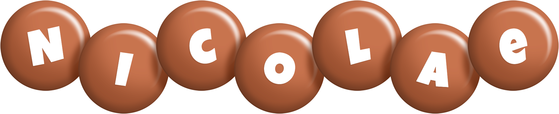 Nicolae candy-brown logo