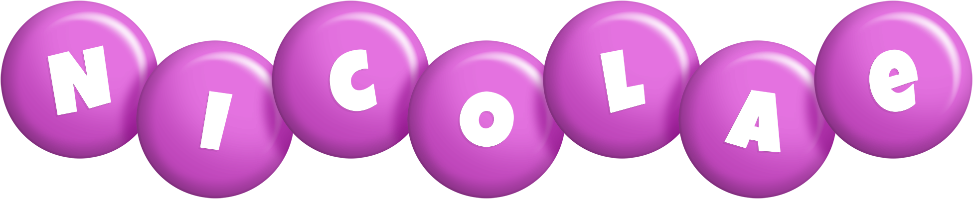 Nicolae candy-purple logo