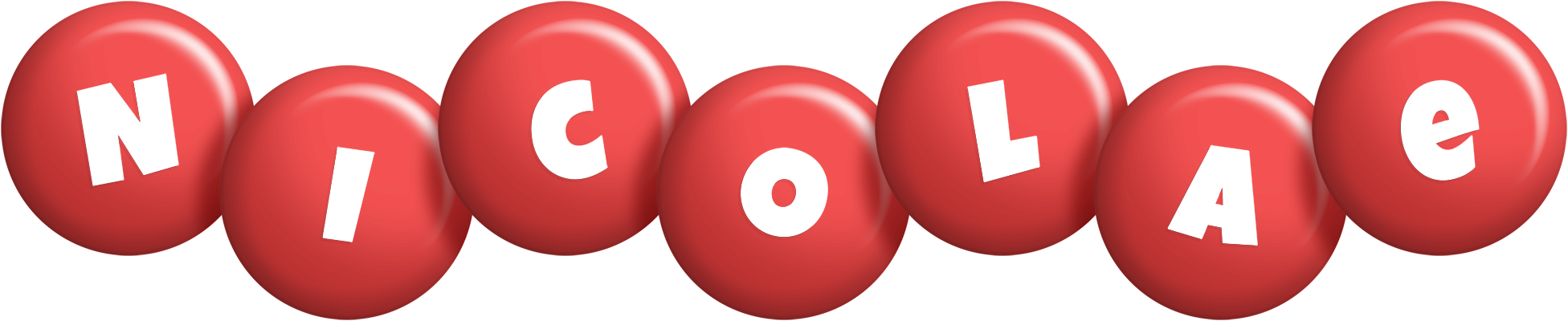 Nicolae candy-red logo