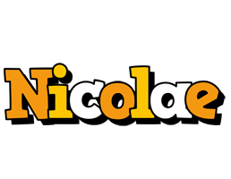 Nicolae cartoon logo