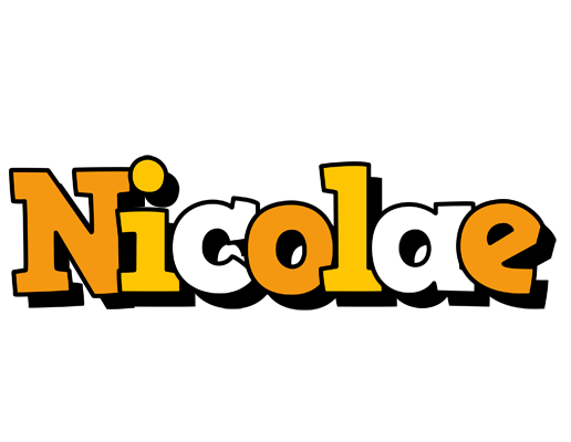 Nicolae cartoon logo