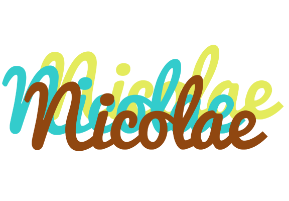 Nicolae cupcake logo