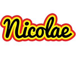 Nicolae flaming logo