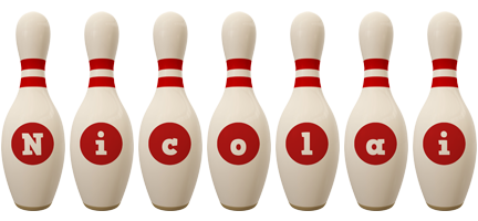 Nicolai bowling-pin logo