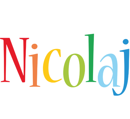 Nicolaj birthday logo