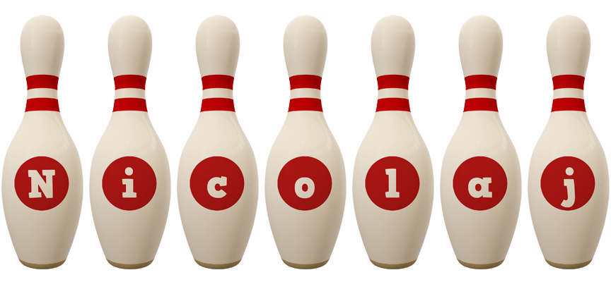 Nicolaj bowling-pin logo