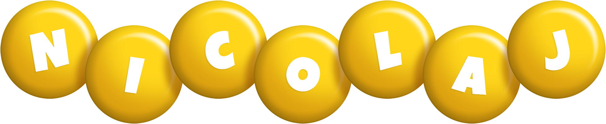 Nicolaj candy-yellow logo