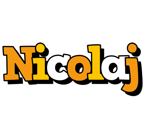 Nicolaj cartoon logo