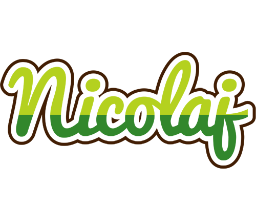 Nicolaj golfing logo