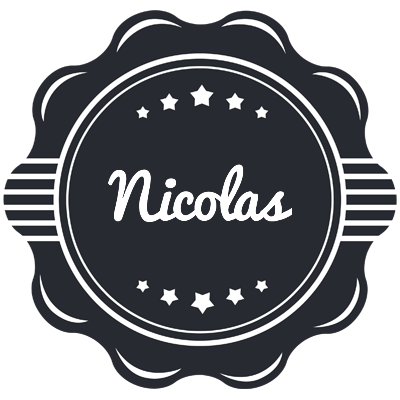 Nicolas badge logo