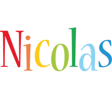 Nicolas birthday logo