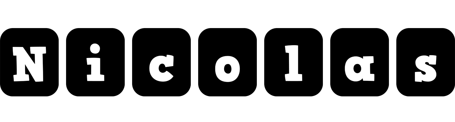 Nicolas box logo