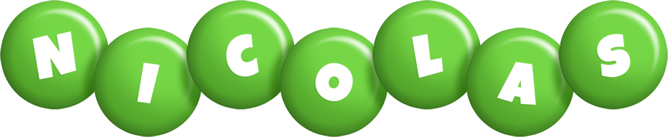 Nicolas candy-green logo